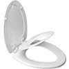 Bemis WHT 188slow-000 Elongated Toilet Seat, White