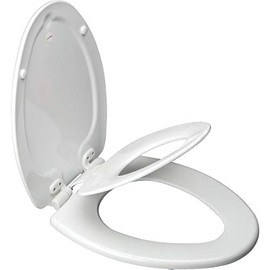 Bemis WHT 188slow-000 Elongated Toilet Seat, White
