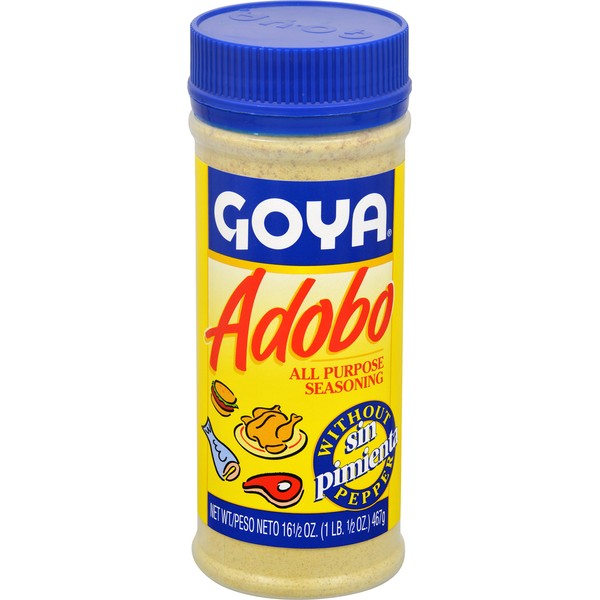 Goya Foods Adobo All Purpose Seasoning without Pepper, 16.5 Ounce (Pack of 24)