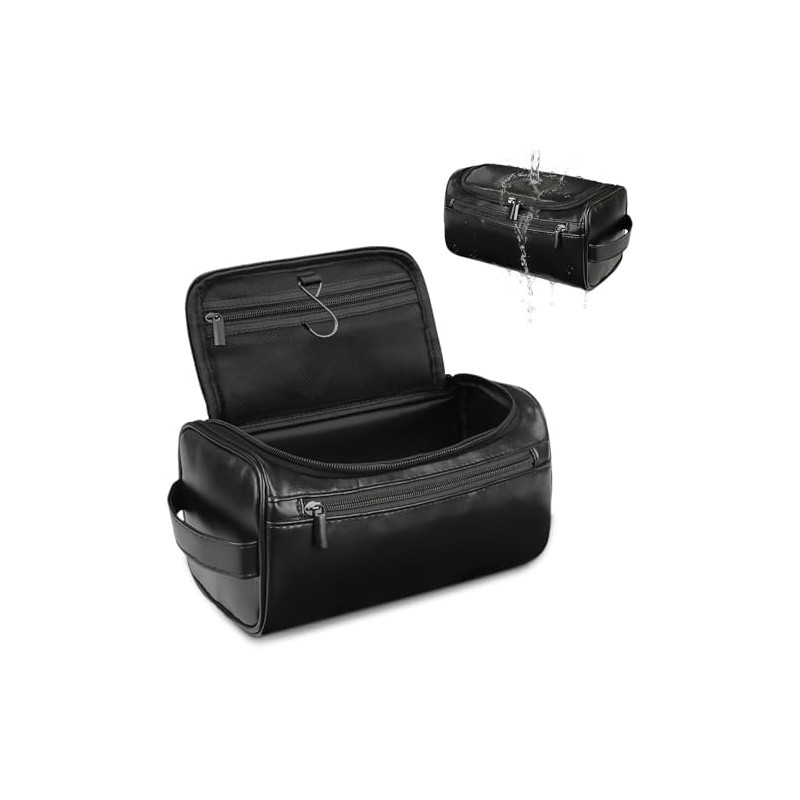 Neceser de Cuero para Hombre,Neceser de Viaje con Manija