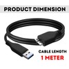 SaiTech IT 3 Feet USB 3.0 Cable A to Micro