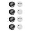 100Pcs Badge Back Cover Tinplate Plastic Base Avoid Rust Firm