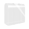 Wisebom Protective Cover for Clothes Rack, Thicker PEVA Garment Bag,