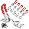 6 Pack Toggle Latch Clamp 4001, Adjustable Latch, Smoker Clamps