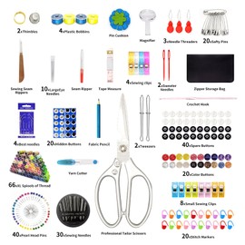 66 Color Sewing Kit for Adults,305 Pcs Sewing Thread Kit,Portable Needle and Thread Kit for Sewing,for Adults, Kids, Beginner, Home, Travel, Emergency Sewing Kits