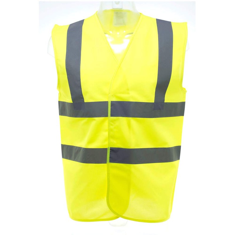 Yoko Unisex Premium Hi-Vis Waistcoat Vest / Jacket (L) (Raspberry)