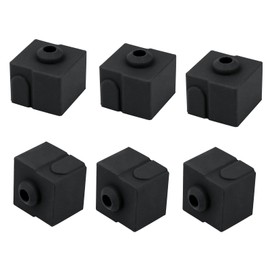 6pcs Silicone Socks Cover 300°C High Temperature Compatible with Creality Ender 3 V3 SE, Ender 5 S1, Ender 7 3D Printer Replacement Parts