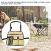 Beach Chair Armrest Bag 600D Oxford Cloth Multifunctional Outdoor Chair