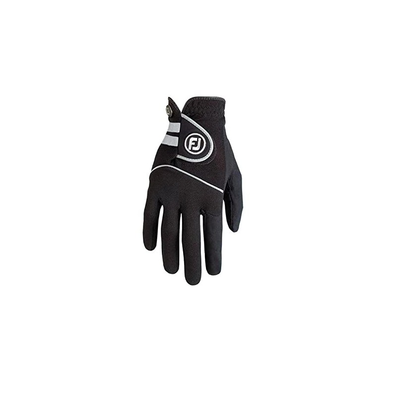 FootJoy RainGrip Men's Golf Glove,Black,XL