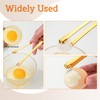 4 Pcs Egg Chalaza Removal Tool,Newyolk Egg Tool,Toothed Design Eggshell