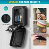 Key Lock Box with Code, Wall-Mounted LockBox for Keys with