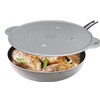 Simply Served Silicone Splatter Screen, Multi-Use Kitchen Tool, Protect Stovetop