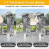 4 Pcs 8 inch Galvanized Swivel Top Bunk Bracket Kit