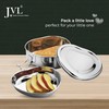 JVL Stainless Steel Single Layer Heart Lunchbox - Small