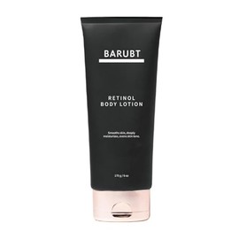 Loción corporal Retinol de 6.00 oz, crema corporal reafirmante para piel crepey, estrías y piel dañada por el sol, hidrata intensamente la piel seca e