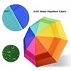 Lejorain Rainbow Windproof Automatic Umbrella - Golf Heavy Duty Large