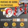 Ruedas para Muebles Pesados Carga de 600KG, Elevadores de Muebles