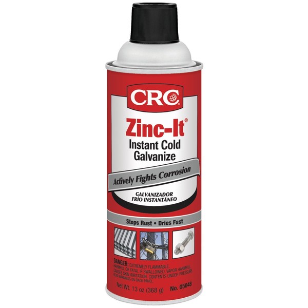 CRC 05048 Zinc-It Instant Cold Galvanize - 13 Wt Oz,Gray