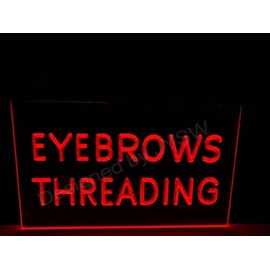 JYSW Bar Neon Light Sign Eyebrows Threading Beauty Salon Lamp Neon Like Led Signs For Wall Decor