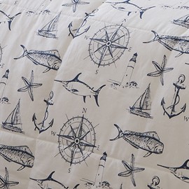 Split P Captain Quarters Twin Bedspread