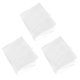 NUOBESTY 3pcs Wet Felt Tool Wet Gauze Wet Felting Netting Wool Felt DIY Wet Felting Mat Yarn Accessories DIY Kits Felting Pad Netting Material Nylon Work Mesh White Needle Felt