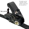 Endless Ratchet Tie Down Straps, 2Pcs Adjustable Heavy Duty Cargo