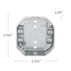 Hubbell-Raco 146 1-1/2-Inch Deep, 1/2-Inch Side Knockouts, Side holes, NMSC