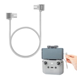 CAPART 11.8 Inch Data Cable for DJI RC-N1 RC-N2 RC-N3 Controller, Compatible with DJI NEO DJI Air 3/2, Mini 2/3/3 Pro/2/SE, Mavic 2/3, Nylon Braided USB Cord to Tablet/Smartphone (USB-C Connector)