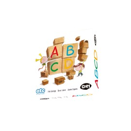 GDM - ABCD- Board Game - Light Skill Game - from 2 to 4 Players - From 4 years. 10 min.