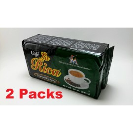 La Rica Cafe La Rica Gourmet Ground Espresso Coffee, 10 oz - 2 Packs