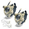 Walkie Talkie for Kids,Rechargeable Spy Walkie Talkies Watch Army Toys