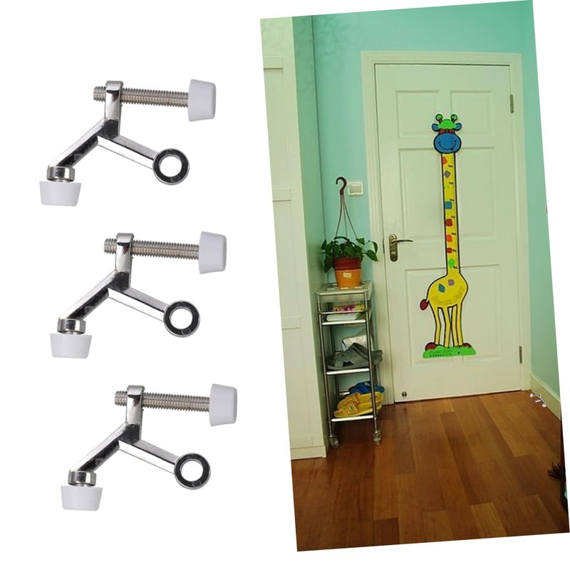 VILLFUL Door Stopper Hinge Pin 6 Pack Rubber Door Stops