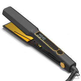Thirtek Thirtek Hair Straightener 1 1/2 Inch,Ionic Flat Iron Hair Straightener and Curler 2 in 1,Professional 3D Ceramic Floating Plates with Argan Oil & Keratin Infused for Less Frizz,Smoother & Shinier Hair