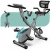 Indoor Exercise Bike for Seniors, 5 IN 1 Foldable Stationary