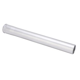 Bike Front Fork Extension Head Tube, Aluminum Fork Head Tube 28.6mm Straight Pipe Standpipe Bike Fork Stem Extender for Road Bikes, Mountain Bikes, MTB, BMX, Silver