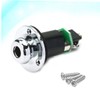 Kisangel Electric Guitar Input Jack with Strap Button Output Socket