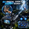 Night Vision Binoculars for Outdoor Viewing – 4K Recording, 8X