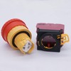 TWTADE / 22mm 2 NC Red Mushroom Latching Emergency Stop