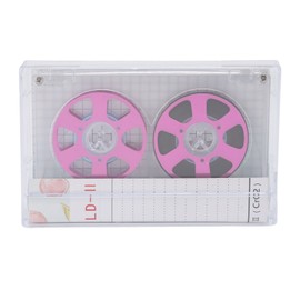 Reel to Reel Blank Sound Cassette Tape Professional DIY Homemade 46 Minutes Aluminum Empty Cassette Tape for Music Recording Purple