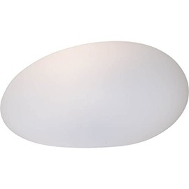 Star Globy LED Solar Ball, White, Approx. 27 x 13 cm