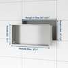 Qeke Stainless Steel Shower Niche 24" X 12", No Tile