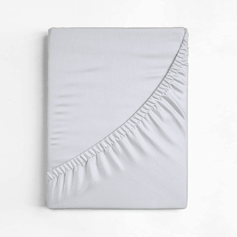 AmigoZone Non Iron Pollycotton Percal Quality Plain Fitted Sheet Or