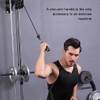 AIXXCUVQ Multifunctional Heavy Duty Cable Machine Handle for Workouts Triceps