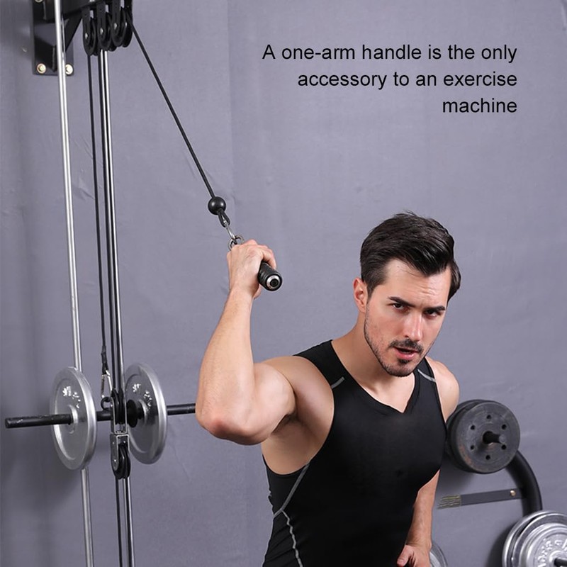 AIXXCUVQ Multifunctional Heavy Duty Cable Machine Handle for Workouts Triceps