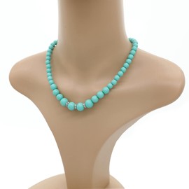 CIOOU Big Pearl Necklace Set - Chunky Fake Pearl Costume Jewelry for Women (Style 06)