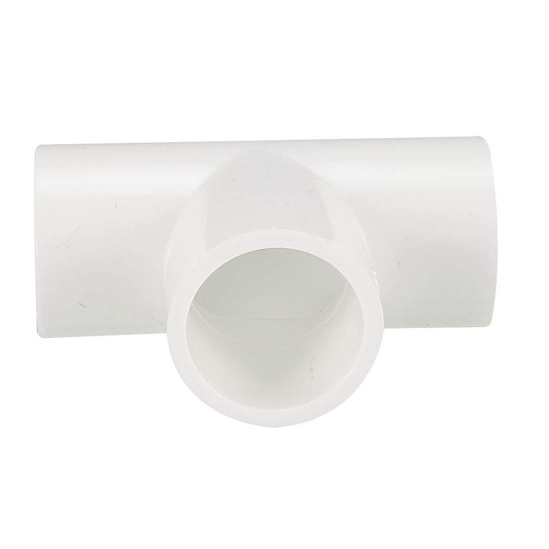sourcing map 20mm Slip Tee PVC Pipe Fitting T-Shaped Coupling