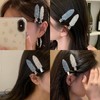 Fesanla Non-Trace Bangs Clip Crystal Set of 2 No Trace