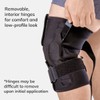 BraceAbility Plus Size ROM Knee Brace - Adjustable Hinged Support