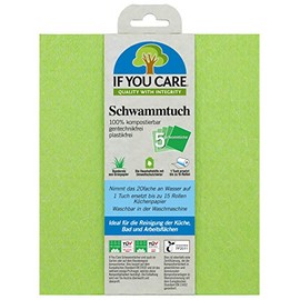 If You Care Sponge Cloths Compostable/Washable/Unmodified, 2 Packs of 5