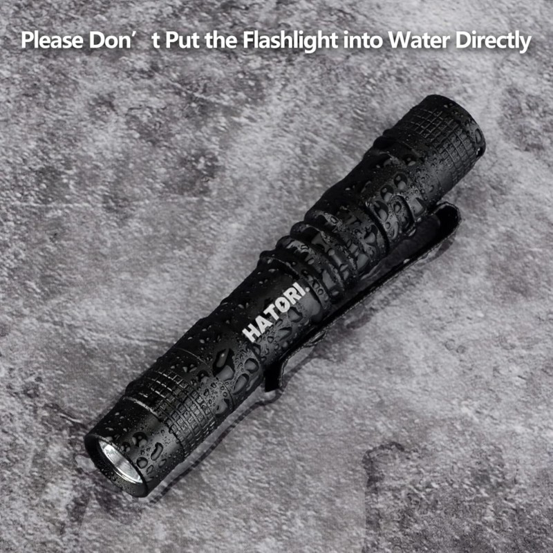 HATORI LED Mini Flashlight, Bright Small Handheld Pocket Flashlights Tactical